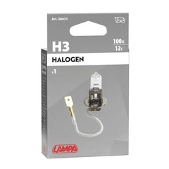 Lampa Lampadina Alogena per Auto 12V H3 100W 1 Pezzo