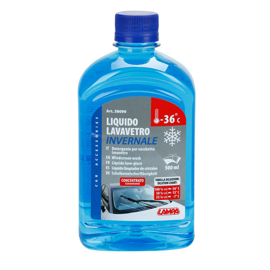 Lampa Liquido Detergente Vetri Antigelo Concentrato -36°C 500 ml