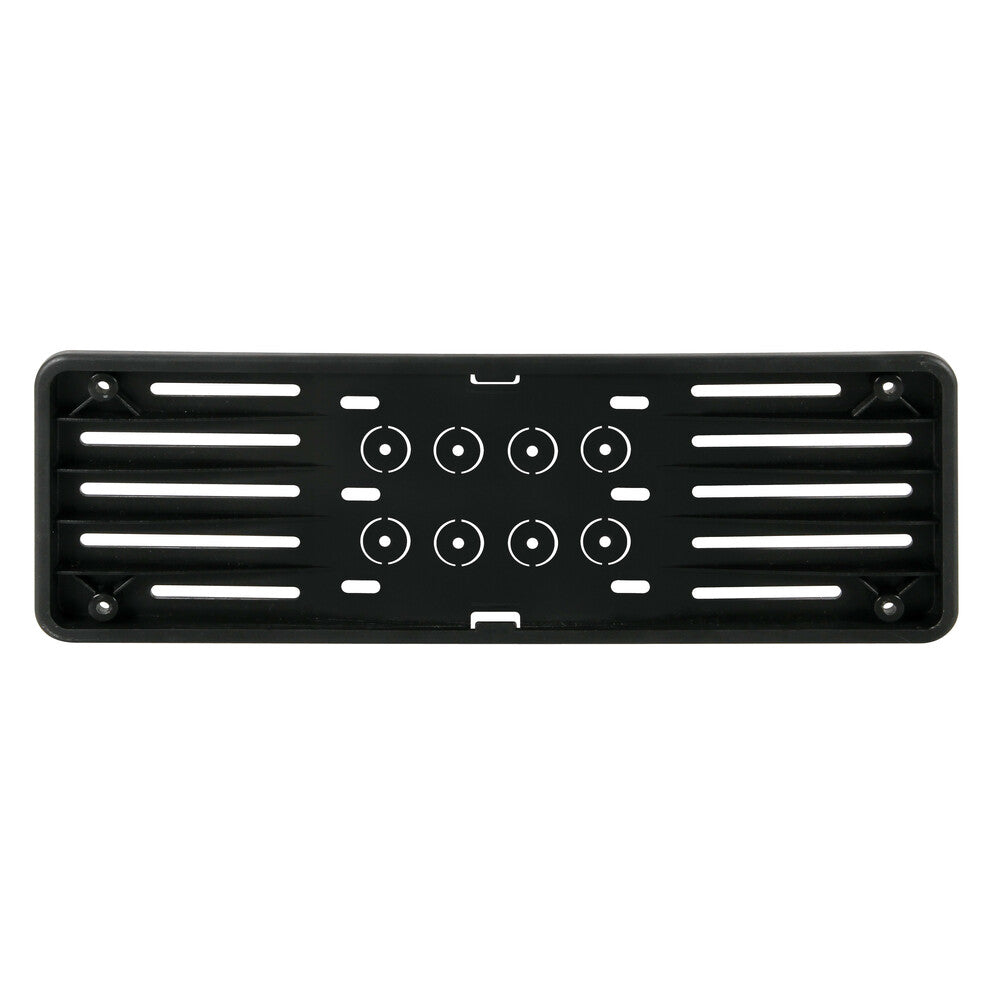 Lampa Portatarga Anteriore per Auto Nero con Kit Montaggio Incluso