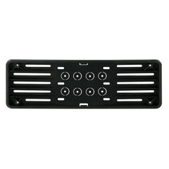 Lampa Portatarga Anteriore per Auto Nero con Kit Montaggio Incluso