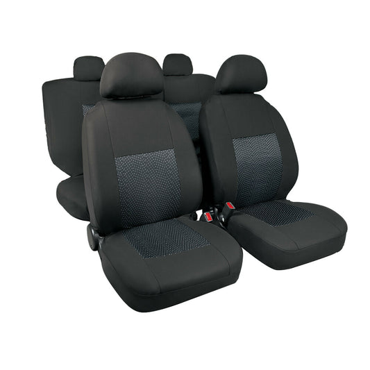 Lampa Starline Set Completo Fodere Coprisedili Auto Nero 4 Pezzi