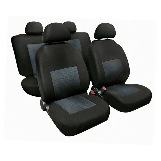 Lampa Sport Set Fodere Coprisedili Auto Completo Grigio/Nero 4 Pezzi