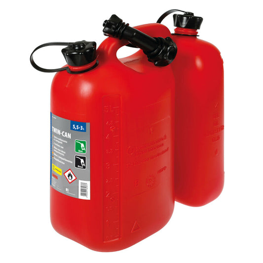 Lampa Tanica Porta Carburante a 2 Comparti 5,5 + 3 Litri