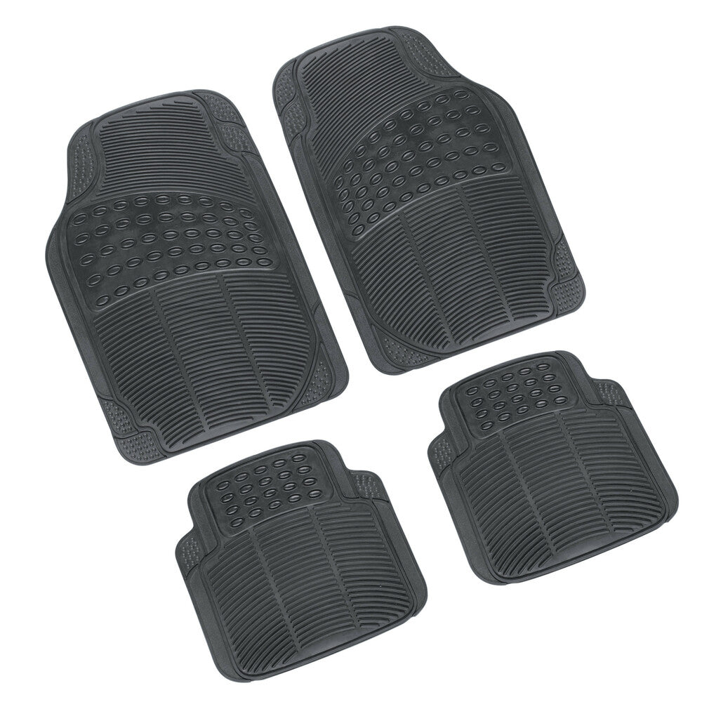 Lampa Mirage Set Tappeti in Gomma per Auto Universale Colore Grigio