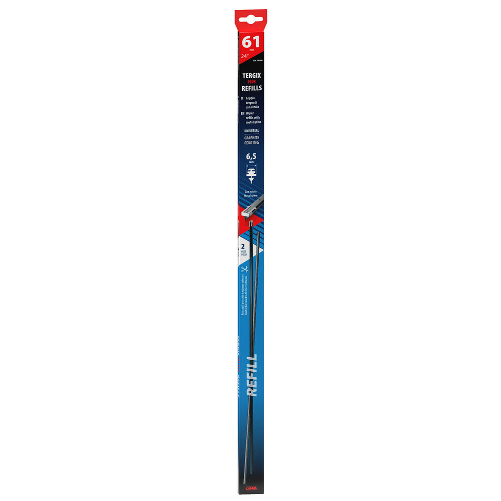 Lampa Tergix Plus Coppia Gommini con Rotaia 61 cm per Tergicristalli