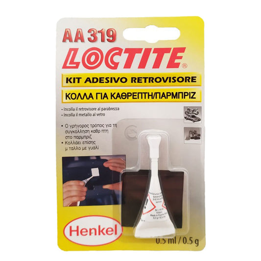 Loctite AA319 Kit Adesivo Specchietto Retrovisore Auto 0,5 ml
