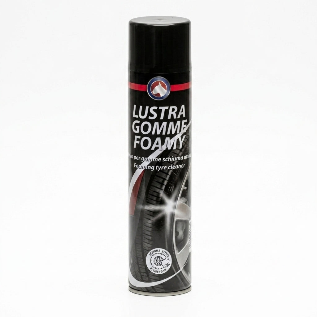 Lustragomme Foamy Schiuma Nero Gomme Spray 600 ml