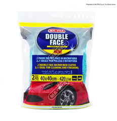 Mafra 2 Panni in Microfibra Double Face 40x40cm per Lucidare Auto