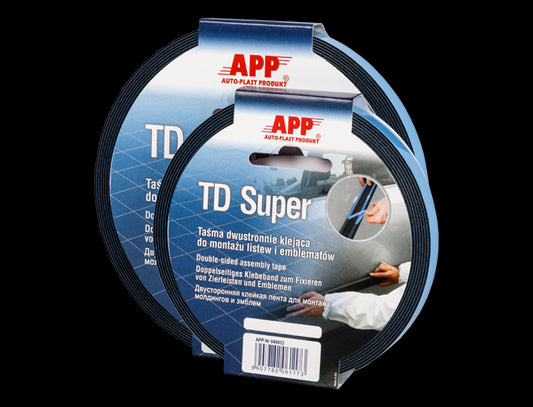 APP TD Super Nastro Biadesivo in Schiuma Blu 25mm x 10mt