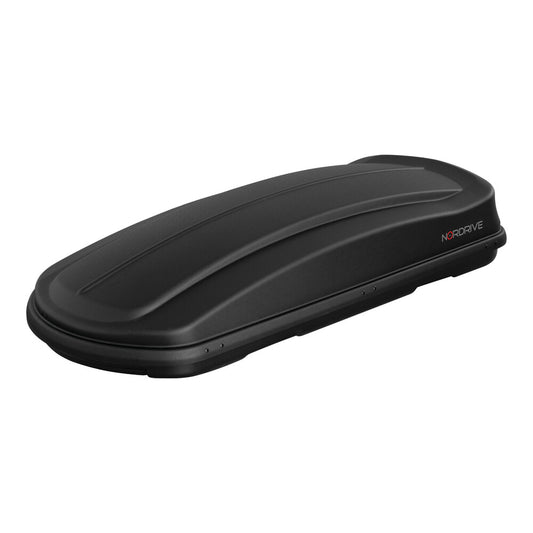 Nordrive Box Tetto Auto Nero Goffrato 430 Litri Carico Max 75 kg