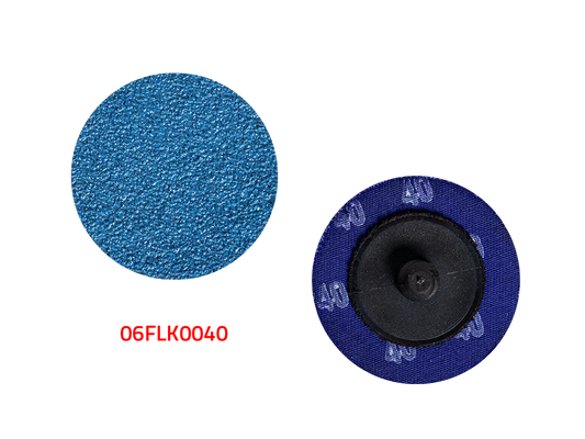 NTools Fast LOCK KS Disco Abrasivo in Zirconio Grana P40 50mm 10 pz