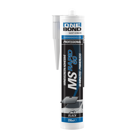 OneBond MS Rapid 60 Nero Adesivo Polimero per Vetri Auto 290ml