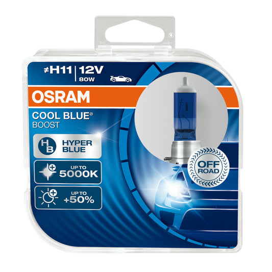Osram Cool Blue Boost Lampadine Auto allo Xeno H11 2 Pezzi