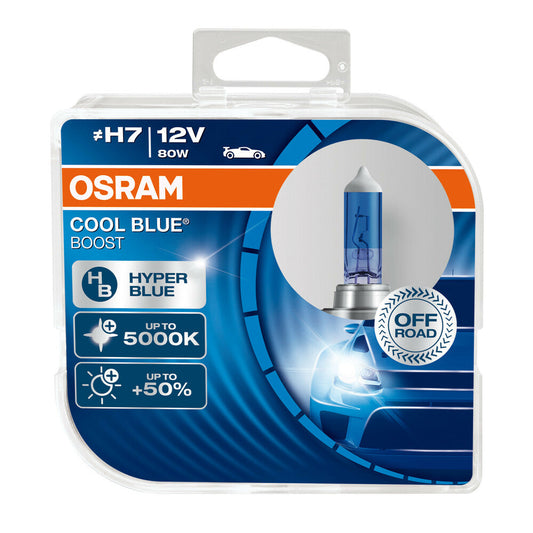 Osram Cool Blue Boost H7 Lampadine Xeno Blu Auto 2 Pezzi
