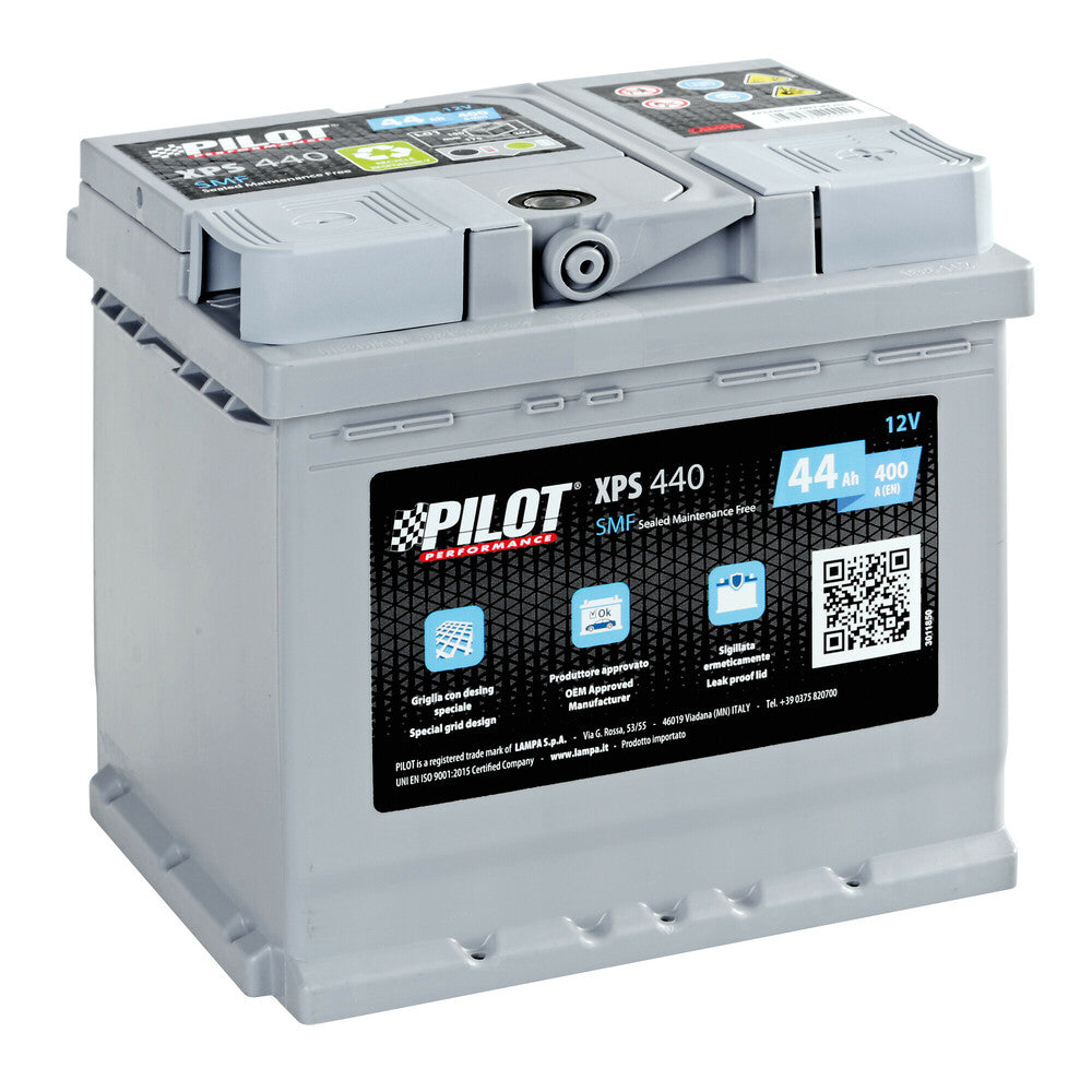 Pilot XP440 SMF Batteria Auto 12V 44Ah 400A L1