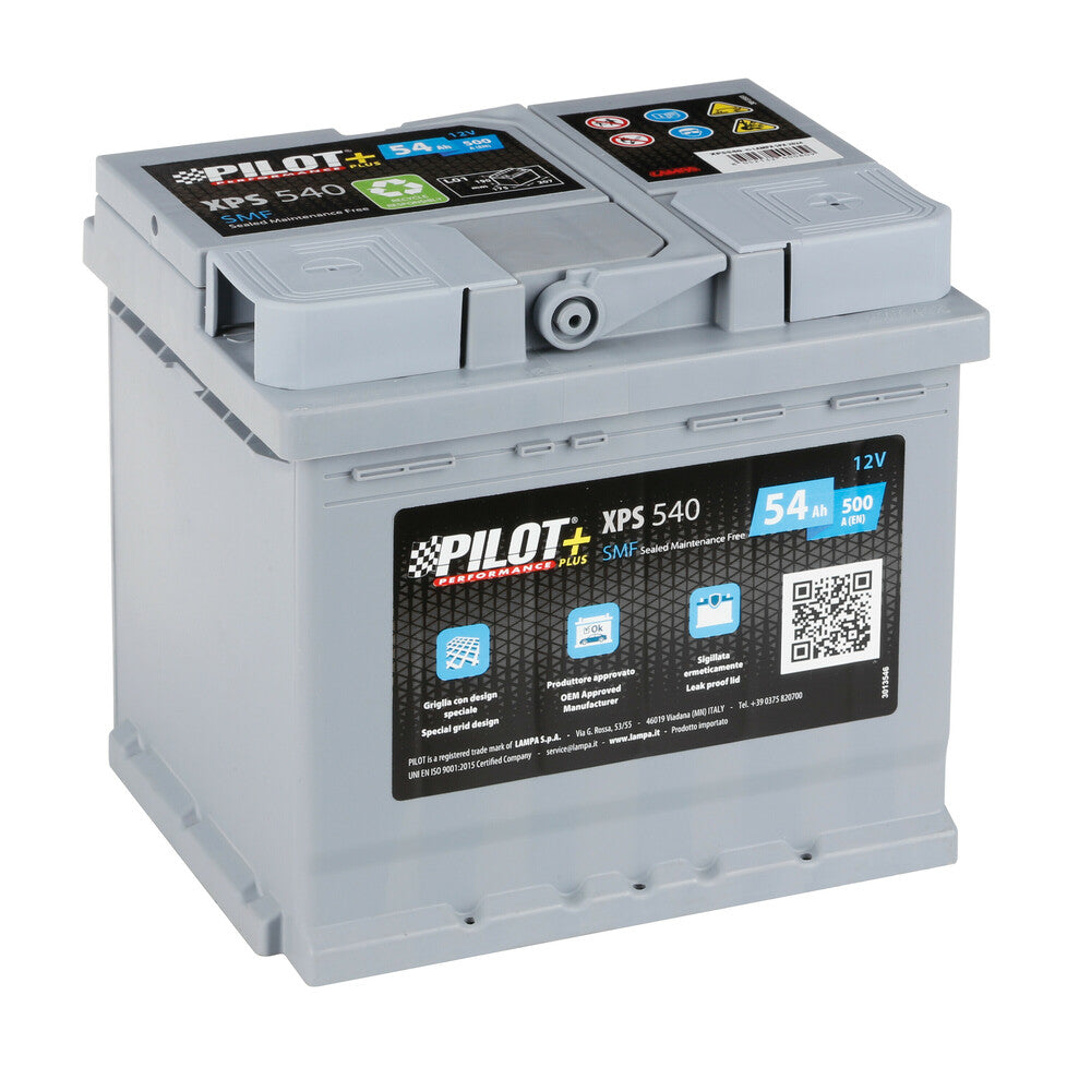 Pilot XPS540 SMF Batteria per Auto 12V 54Ah 500A L1