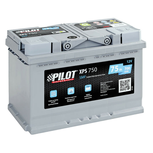 Pilot XPS750 Batteria Auto 12V 75 Ah 700 A L3 Lunga Durata