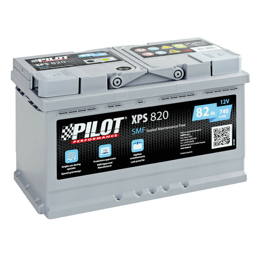 Pilot XPS820 Batteria per Auto 12V 82Ah 740A L4 Durata Prolungata
