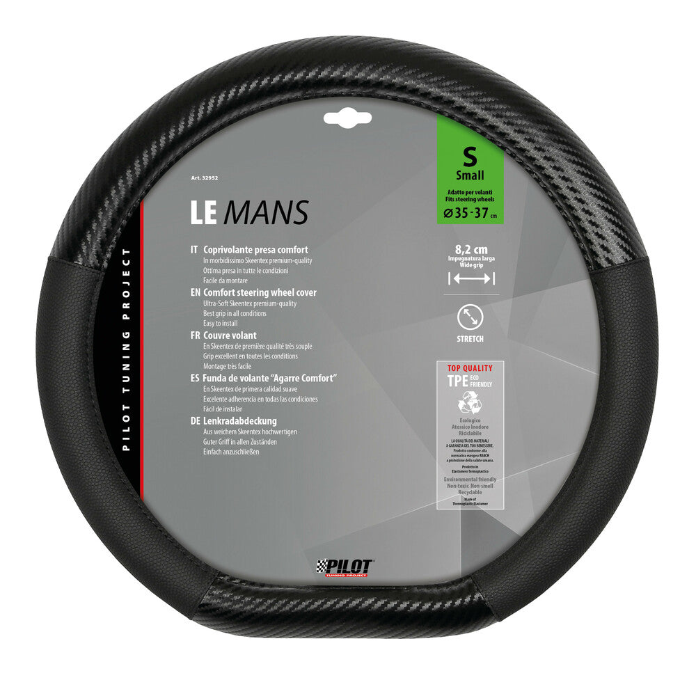Pilot Le Mans Coprivolante Auto Universale Misura 35-37 cm Nero