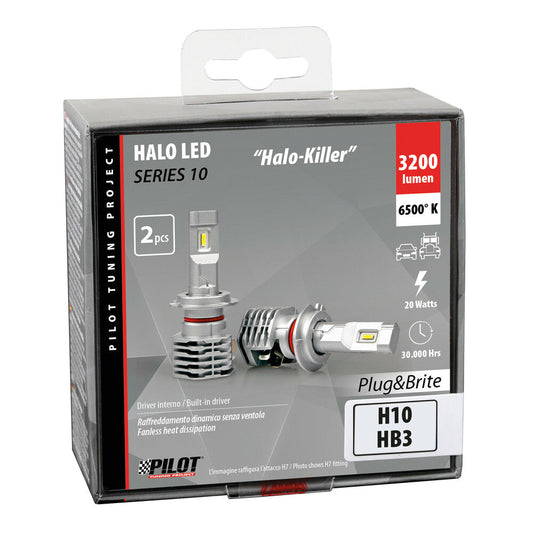 Pilot Halo LED Serie 10 H7 P20d Converti Fari Alogeni a LED 2 Pezzi