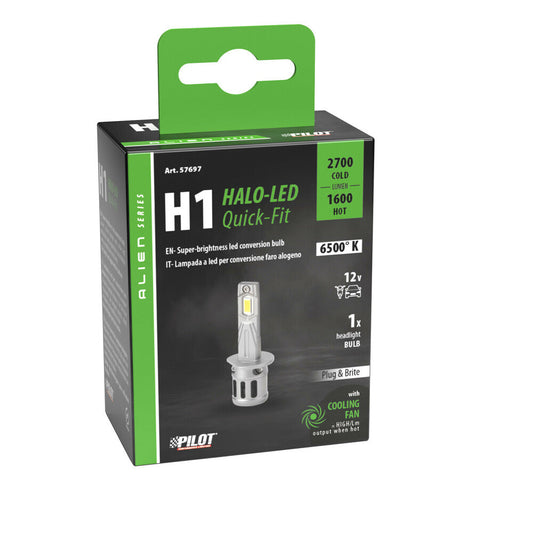 Pilot Halo Led Lampadina per Fari Auto Installazione Rapida 1 Pezzo