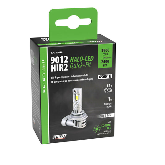 Pilot Halo Led Lampadina Fari Auto HIR2 9012 1 Pezzo