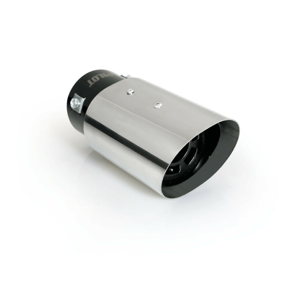 Pilot Terminale di Scarico Auto TS-03 Acciaio Inox Lucidato Ø50-62mm