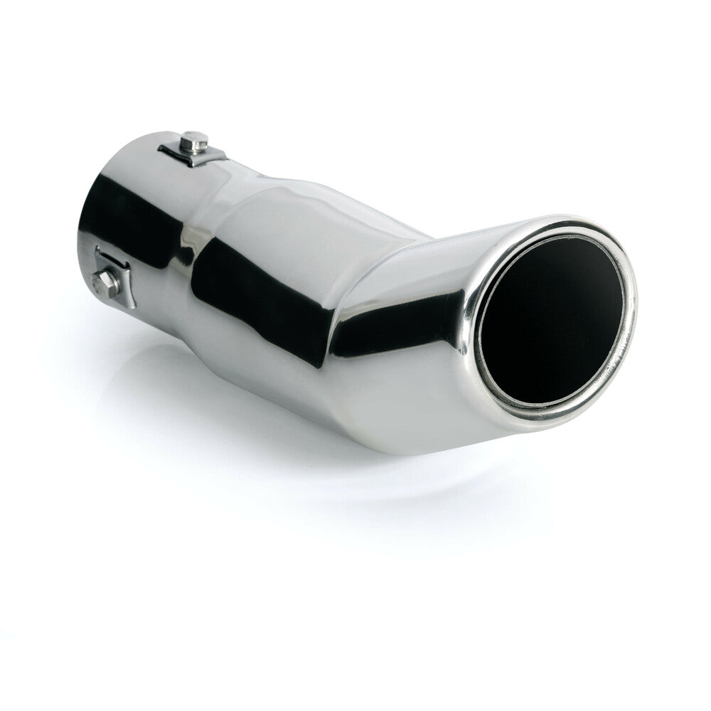 Pilot Terminale Scarico TS-33 Acciaio Inox Lucidato Ø38-49 mm