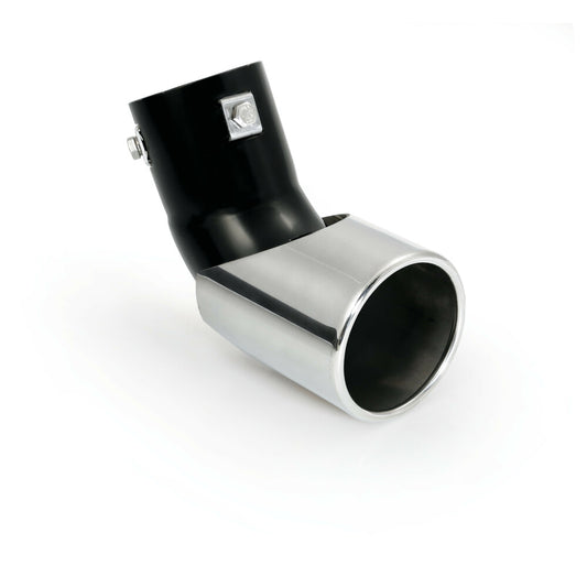 Pilot Terminale di Scarico Curva Regolabile TS-61 Acciaio Inox 37-49mm