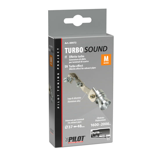 Pilot Turbo Sound Booster Effetto Turbo per Terminali Ø37-48mm