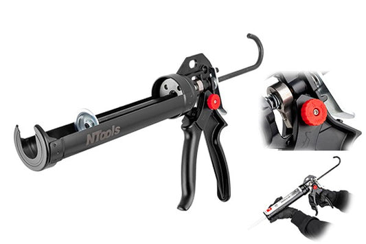 Pistola Dosatrice Manuale Per Cartucce Da 310 Ml N Tools Hks Pro