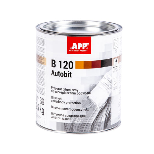 APP B 120 Protezione Sottoscocca Auto Antirombo in Bitume 1,3 kg