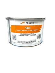 S40 Stucco Nero per Riparazione Superfici in Plastica 890 g