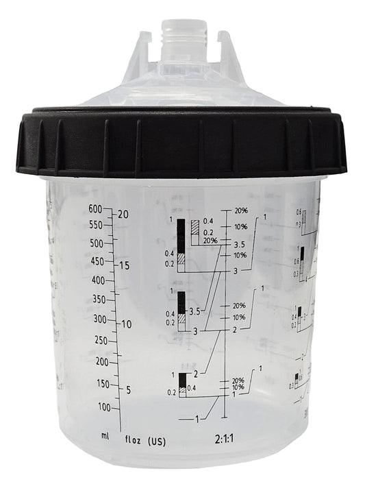 Kit Tazze Sistema PPS Tazze Miscelazione Vernici 800 ml 50 Pezzi