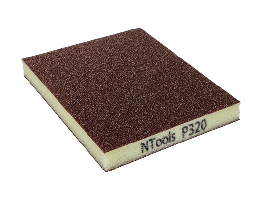 Spugna Abrasiva Bifacciale P320 (120x100x13mm)(20 Pz)