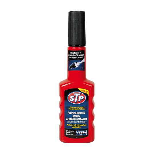 STP Pulitore Iniettori Benzina per Auto con Alto Chilometraggio 200 ml