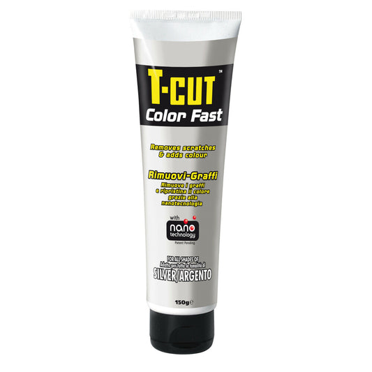 CarPlan T-Cut Color Fast Argento Rimuovi Graffi Auto e Colora 150 gr