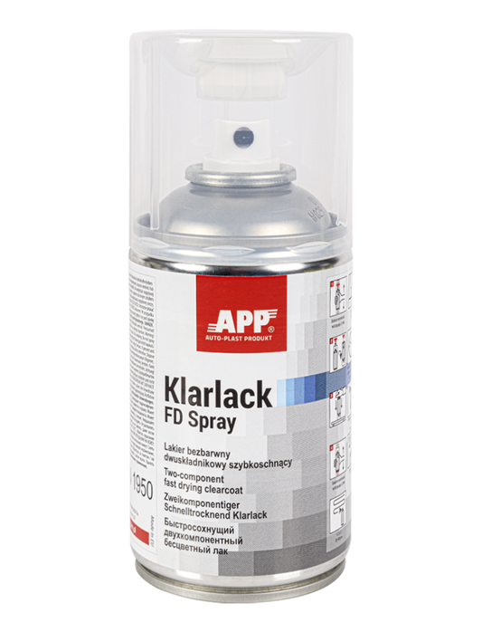 APP Klarlack FD Vernice Spray Trasparente Acrilico 2K 250 ml