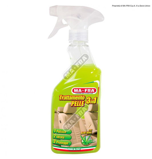 Mafra Trattamento Pelle Auto 3in1 500 ml Spray Detergente Interni