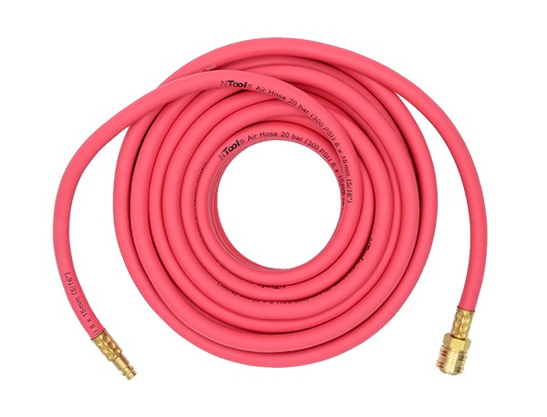 Tubo Aria Antistatico 8x15 C/Racc. Rosso15m
