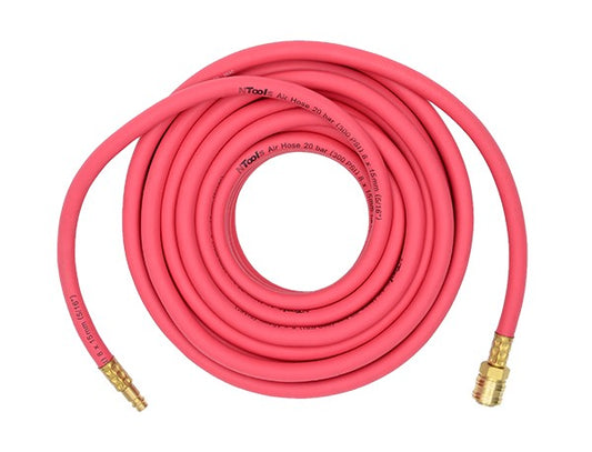 Tubo Aria Antistatico 8x15 C/Racc. Rosso15m