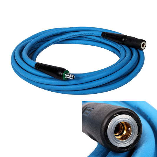 Tubo Aria Antistatico Epdm 9 X16 Mm Blu Con Raccordi