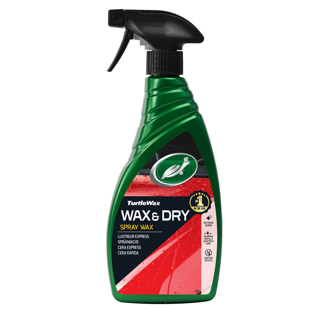TurtleWax Wax & Dry Cera Lucidante Auto Express Spray 500 ml