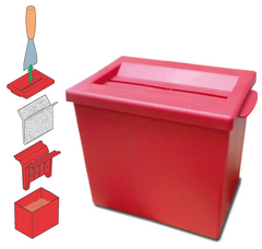 Vaschetta per Pulire Spatole Utilizzate con Stucco